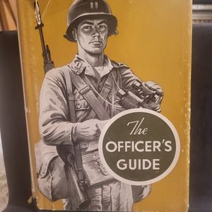 1964 The Officer's Guide vintage hardcover book with worn out dust jacket